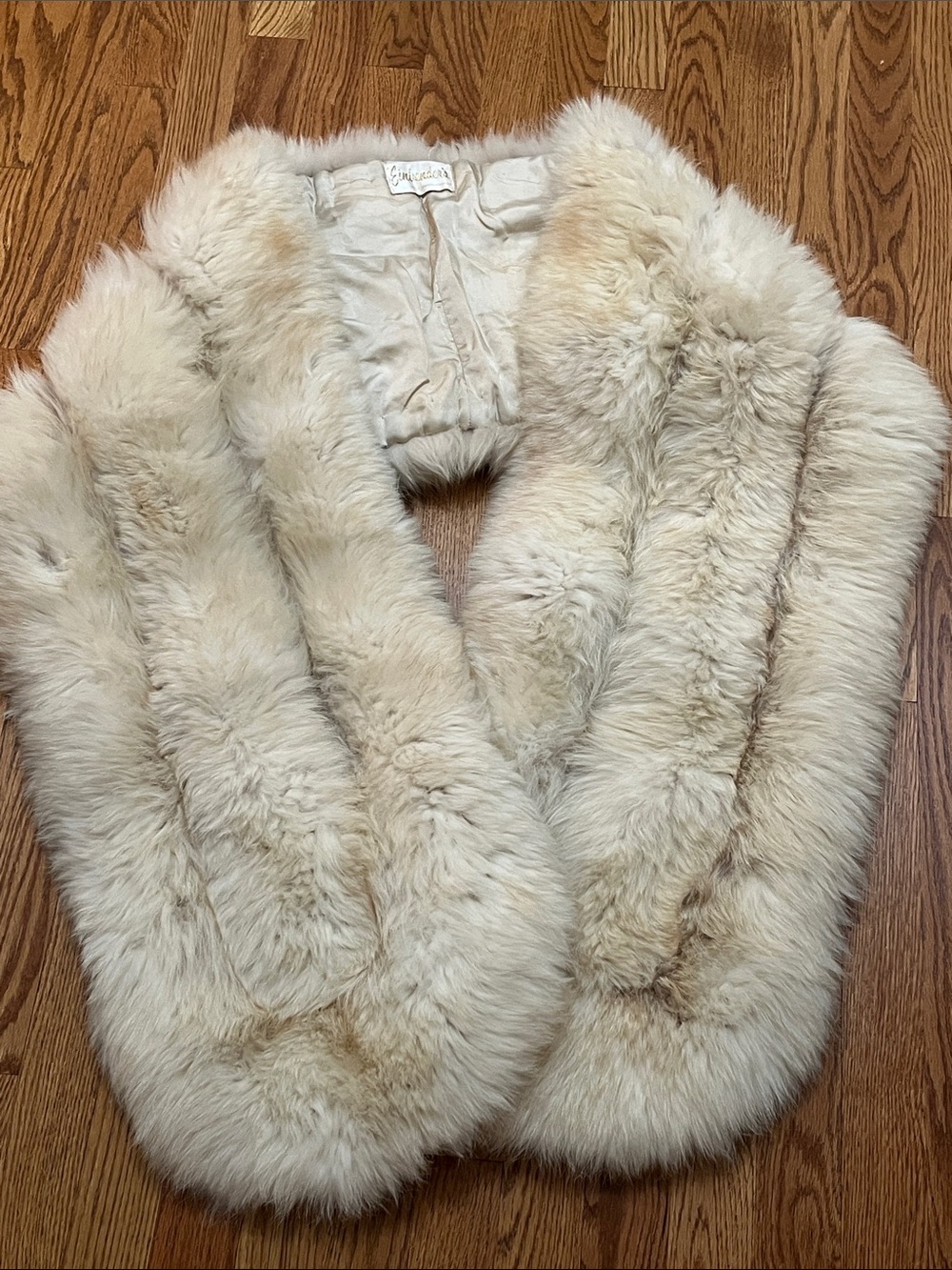 Genuine Fox Fur Wrap - Long